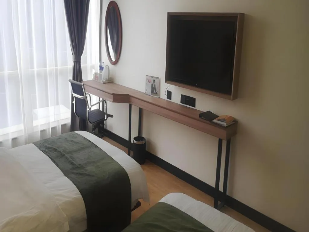 Bed in GreenTree Inn Xuzhou South Minzhu Road