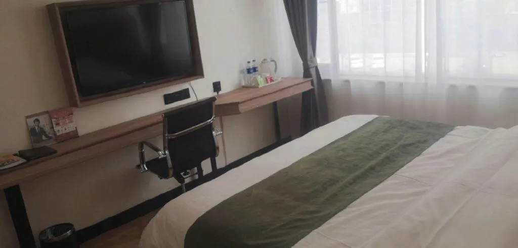 Bed in GreenTree Inn Xuzhou South Minzhu Road