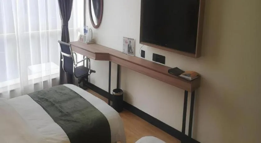 Bed in GreenTree Inn Xuzhou South Minzhu Road