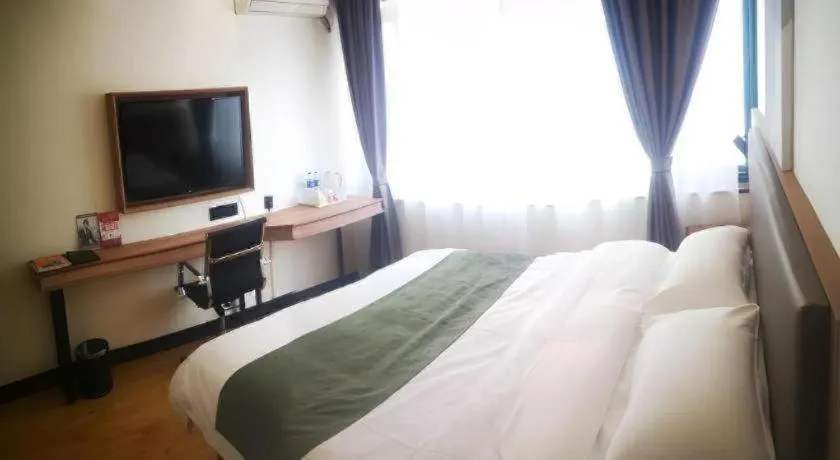 Bed in GreenTree Inn Xuzhou South Minzhu Road