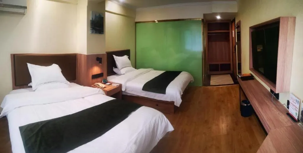 Bed in GreenTree Inn Xuzhou South Minzhu Road