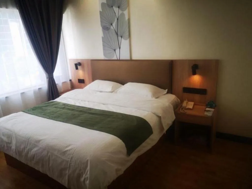Bed in GreenTree Inn Xuzhou South Minzhu Road
