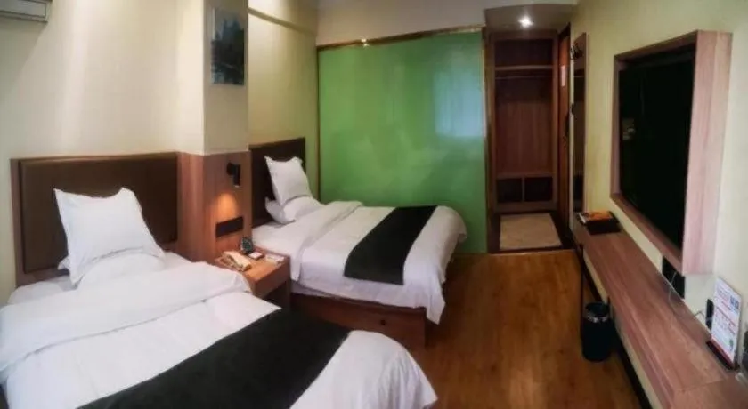 Bed in GreenTree Inn Xuzhou South Minzhu Road