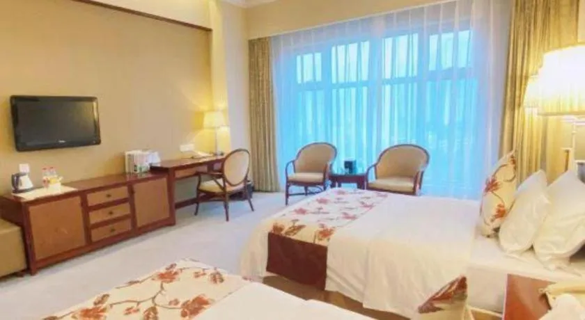 Bed in Dolton Changsha Spa Hotel