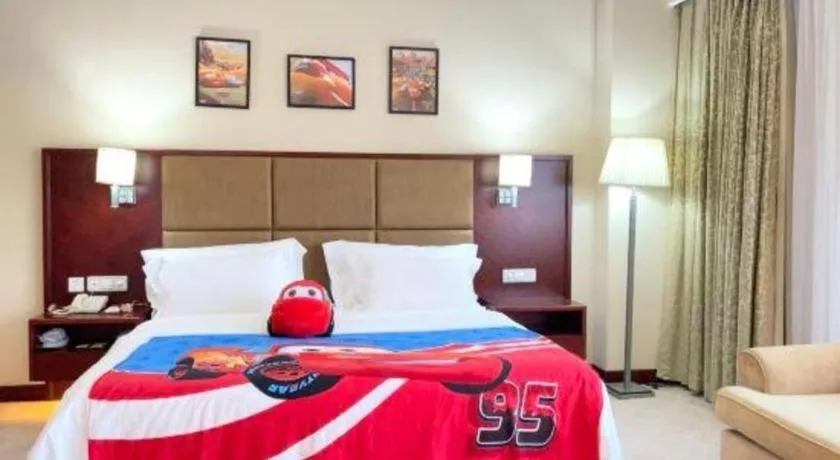 Bed in Dolton Changsha Spa Hotel