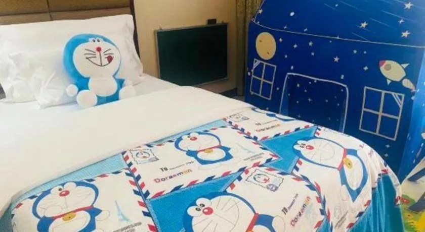 Bed in Dolton Changsha Spa Hotel