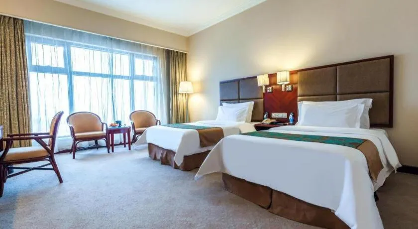 Bed in Dolton Changsha Spa Hotel