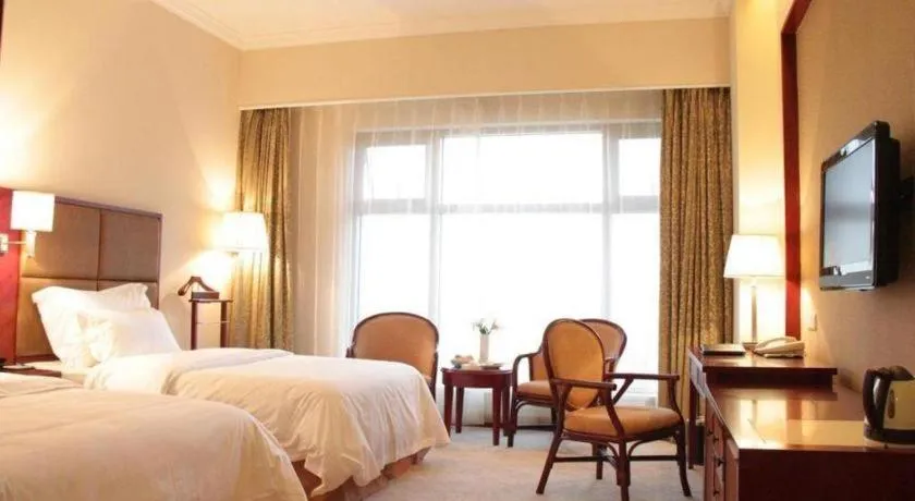 Bed in Dolton Changsha Spa Hotel