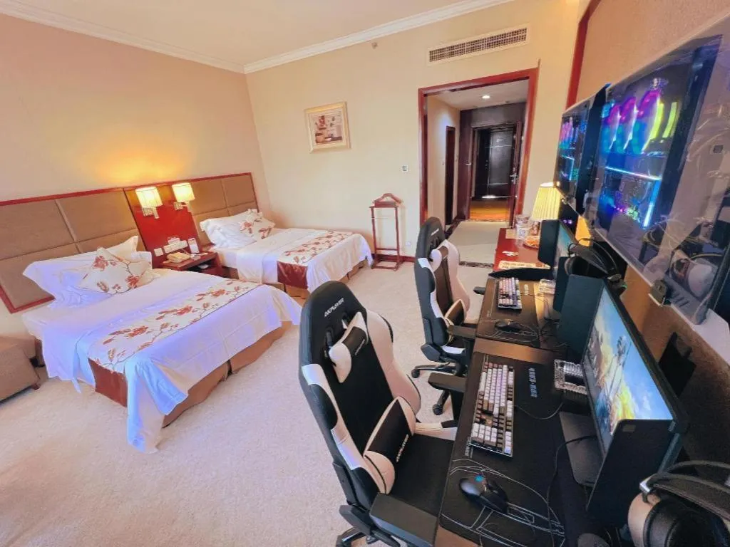 Bed in Dolton Changsha Spa Hotel