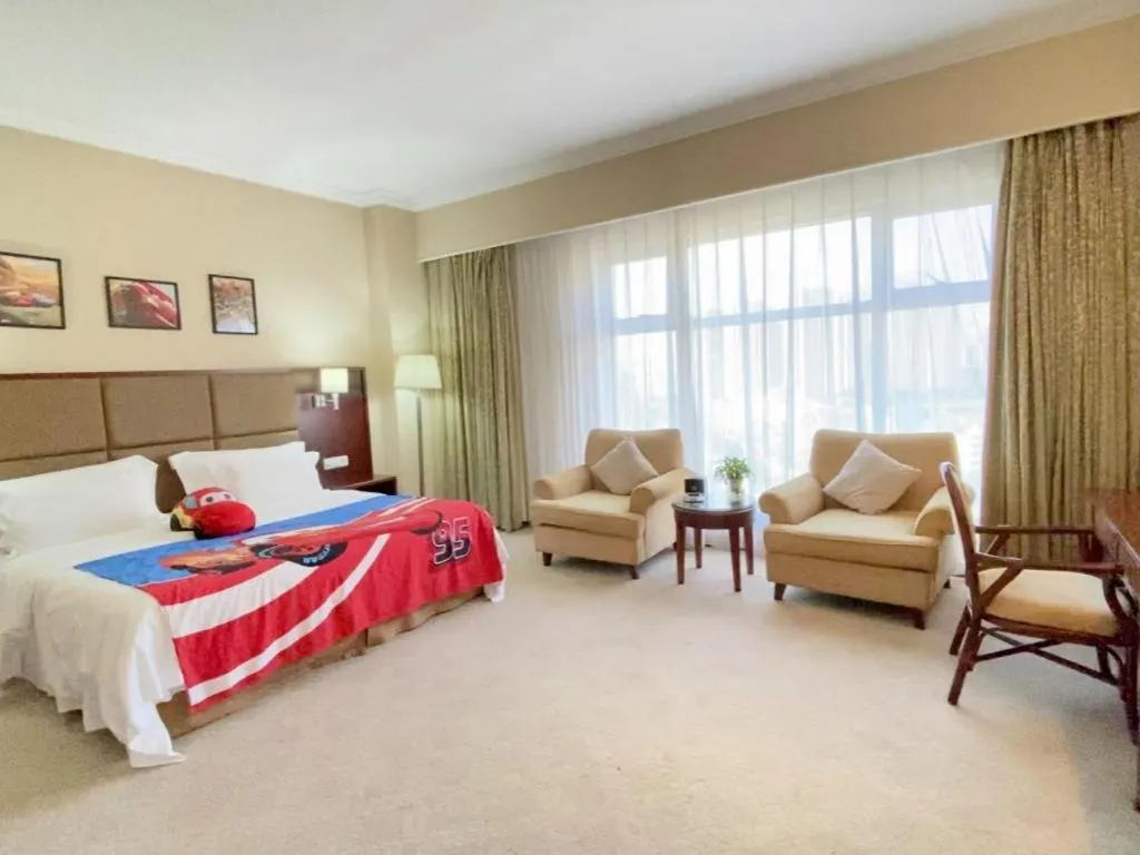 Bed in Dolton Changsha Spa Hotel