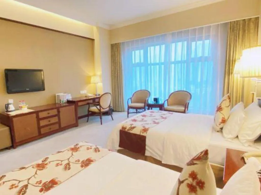 Bed in Dolton Changsha Spa Hotel