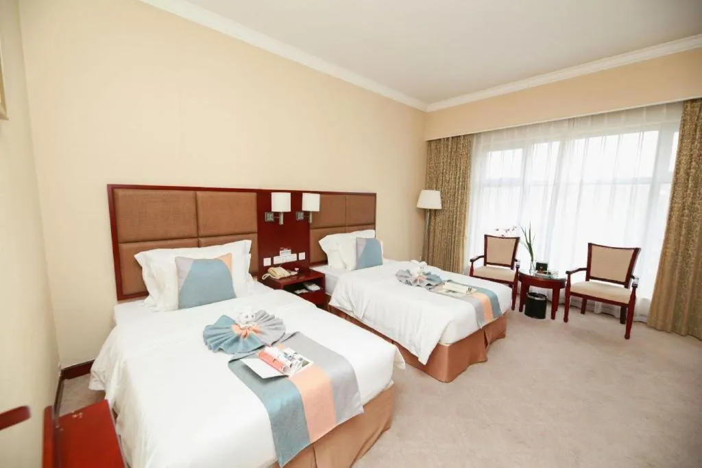 Bed in Dolton Changsha Spa Hotel