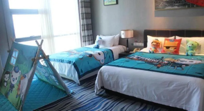 Bed in Brigh Radiance Hotel Yantai