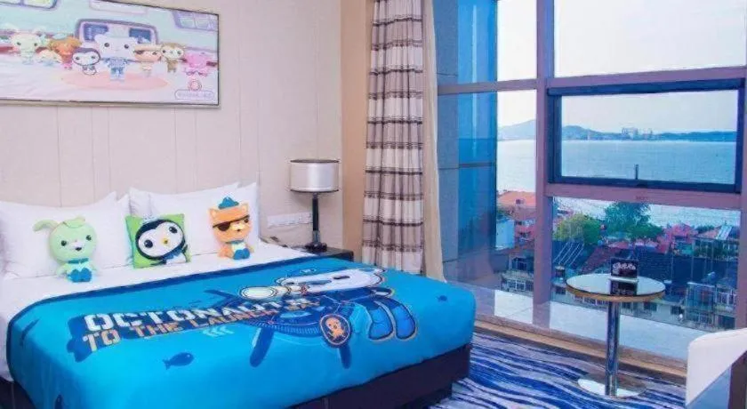 Bed in Brigh Radiance Hotel Yantai
