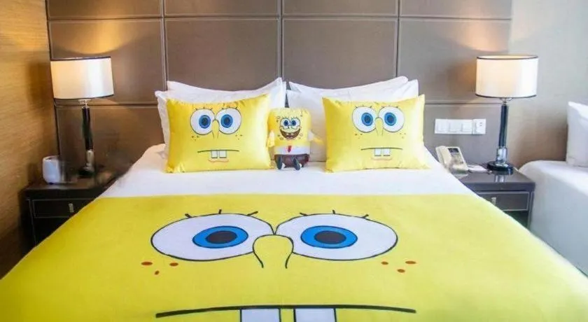 Bed in Brigh Radiance Hotel Yantai