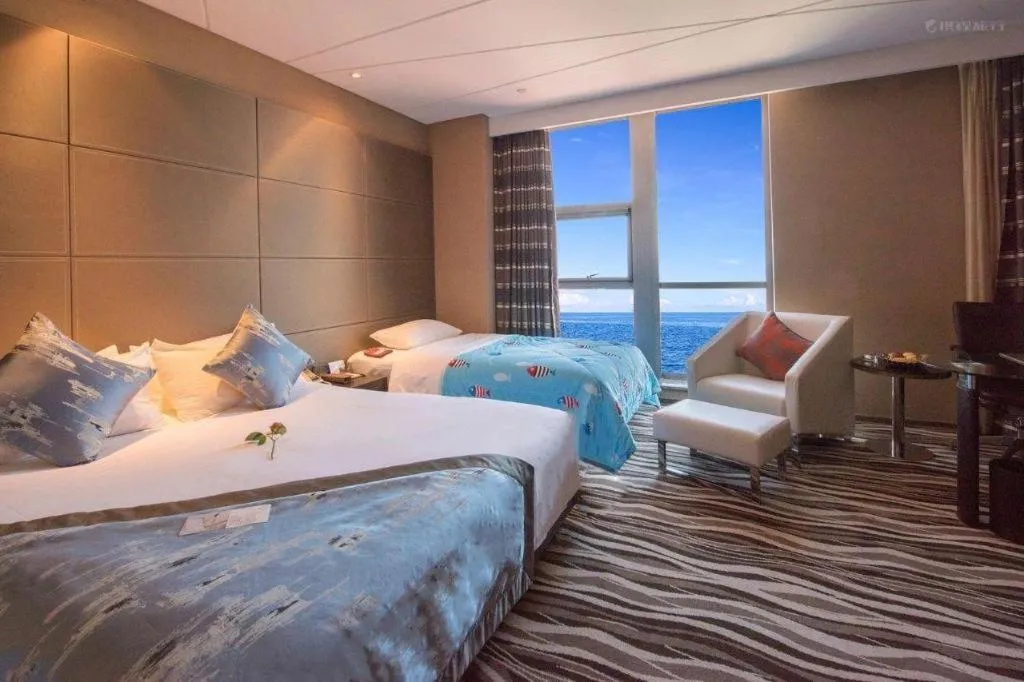 Bed in Brigh Radiance Hotel Yantai