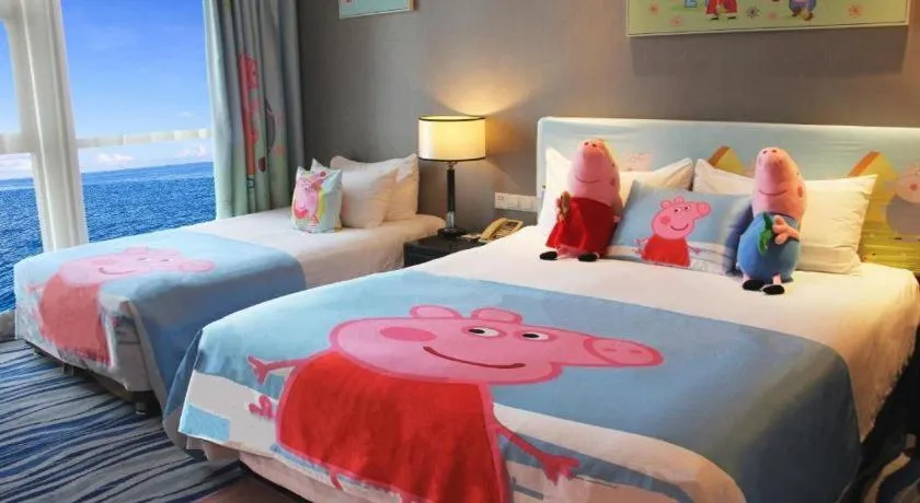 Bed in Brigh Radiance Hotel Yantai