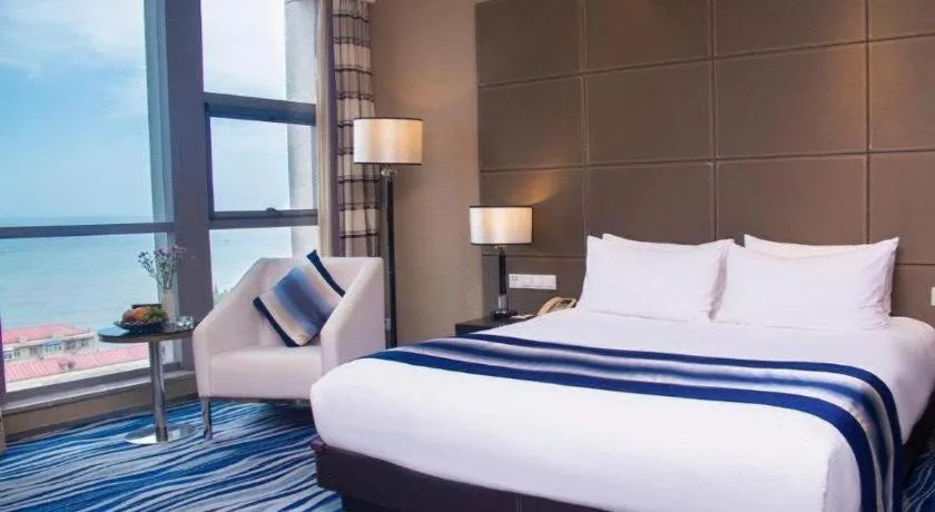 Bed in Brigh Radiance Hotel Yantai