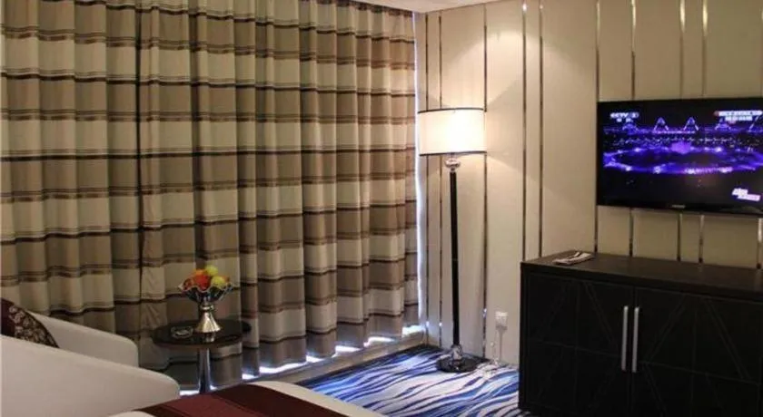 Bed in Brigh Radiance Hotel Yantai