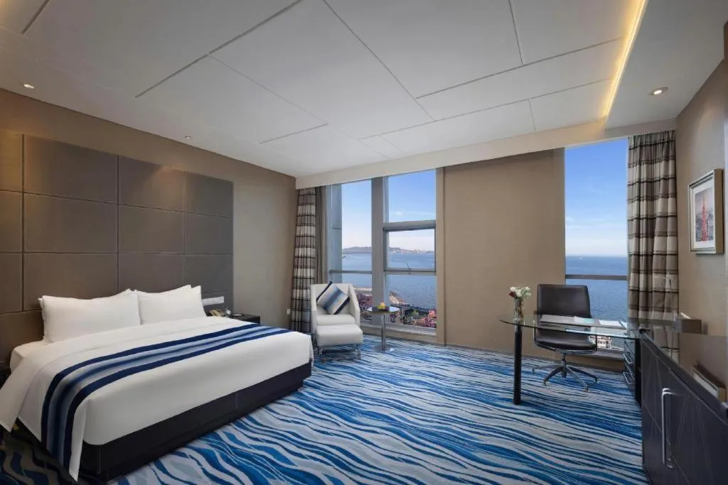 Bed in Brigh Radiance Hotel Yantai