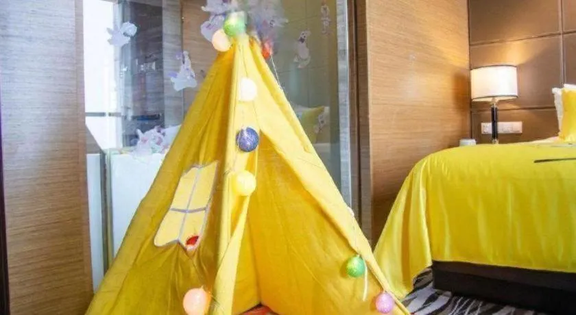 Bed in Brigh Radiance Hotel Yantai