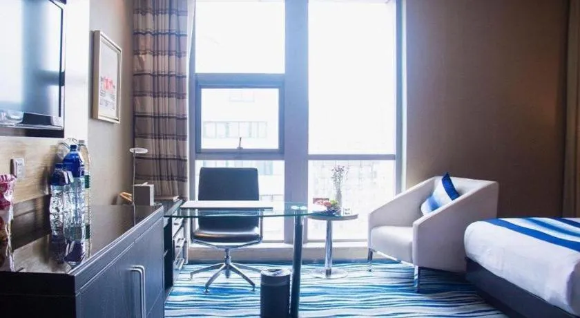 Bed in Brigh Radiance Hotel Yantai