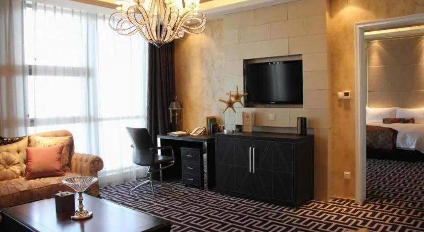 Bed in Brigh Radiance Hotel Yantai