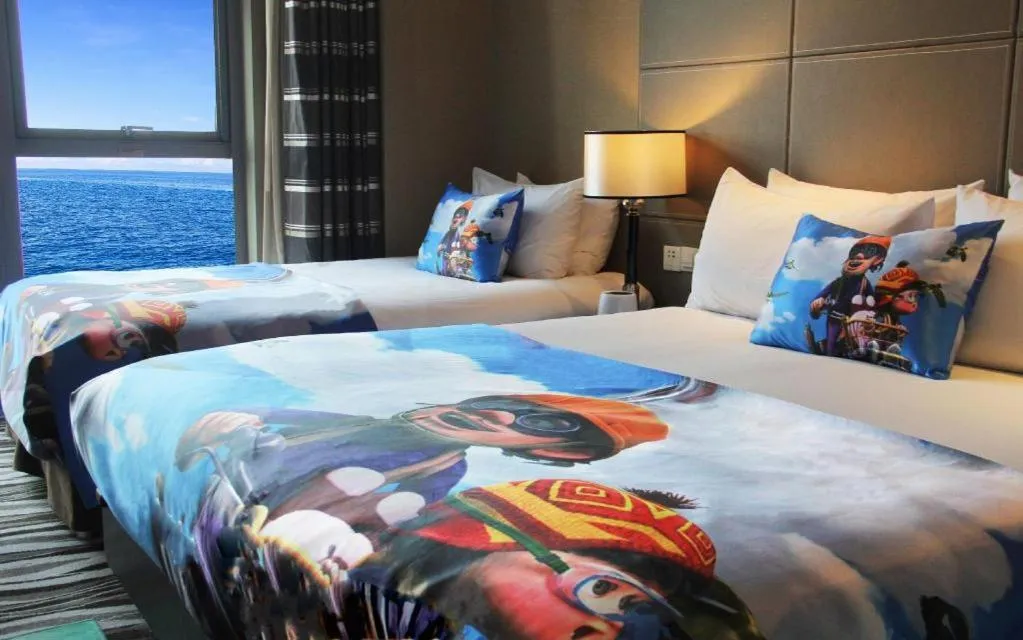 Bed in Brigh Radiance Hotel Yantai