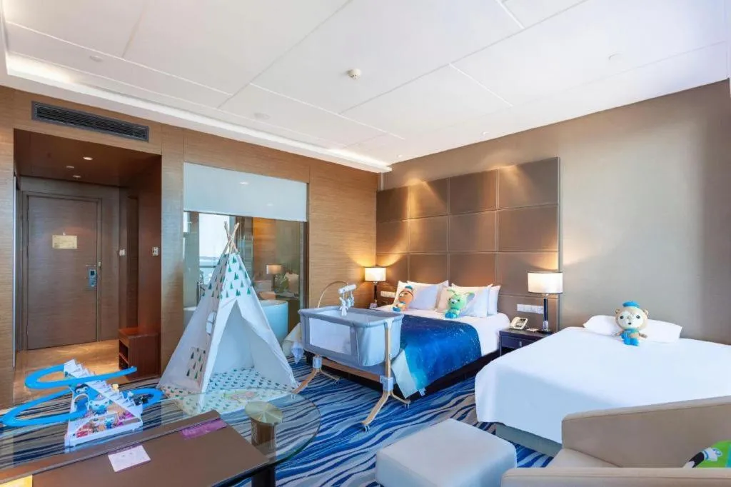 Bed in Brigh Radiance Hotel Yantai