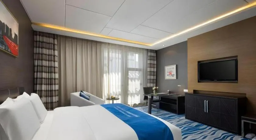 Bed in Brigh Radiance Hotel Yantai