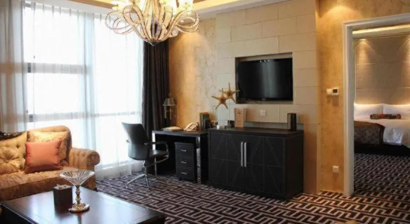 Bed in Brigh Radiance Hotel Yantai