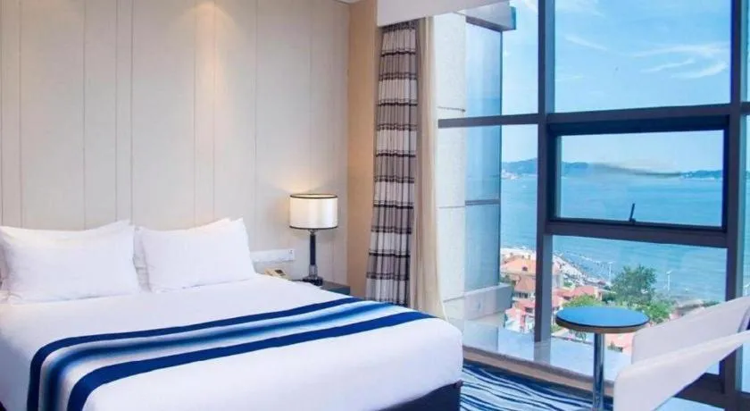 Bed in Brigh Radiance Hotel Yantai