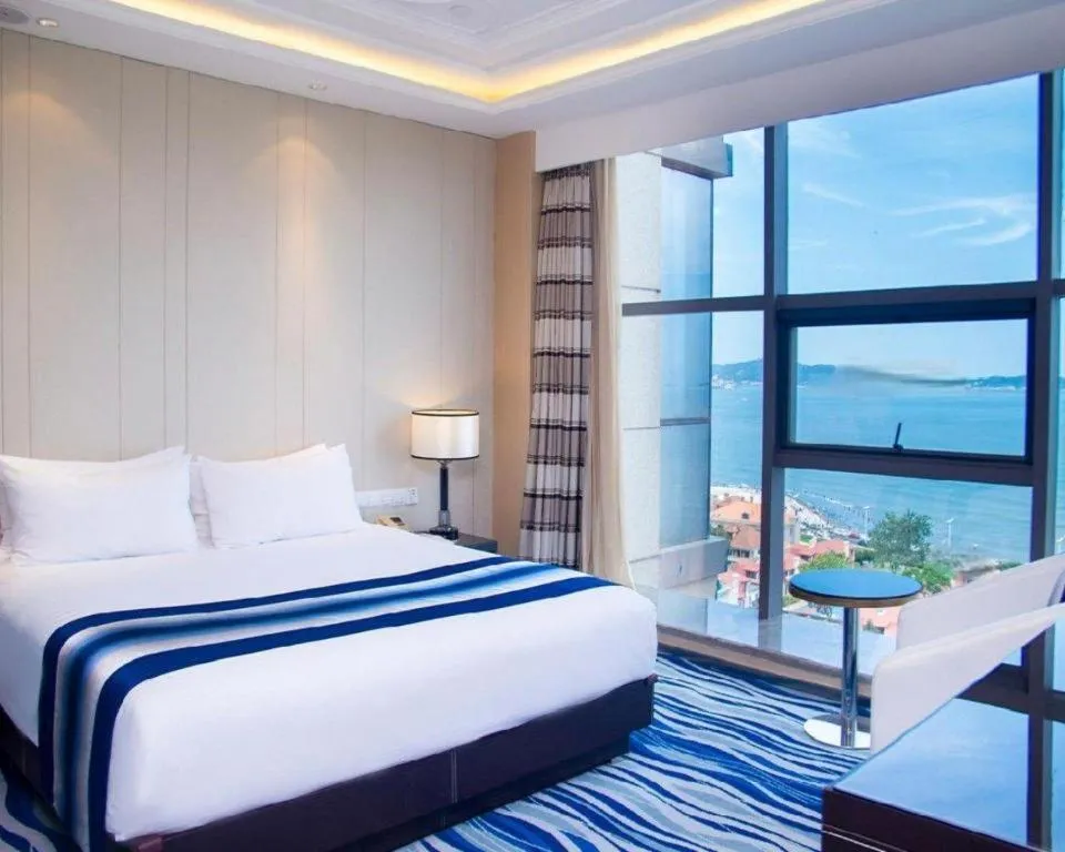 Bed in Brigh Radiance Hotel Yantai