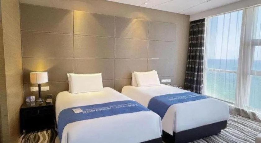 Bed in Brigh Radiance Hotel Yantai