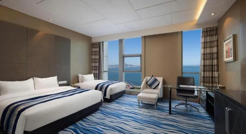 Bed in Brigh Radiance Hotel Yantai