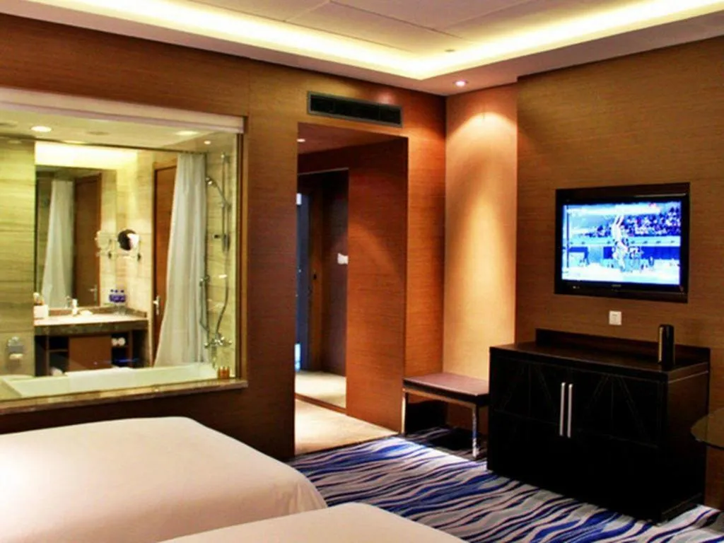 Bed in Brigh Radiance Hotel Yantai