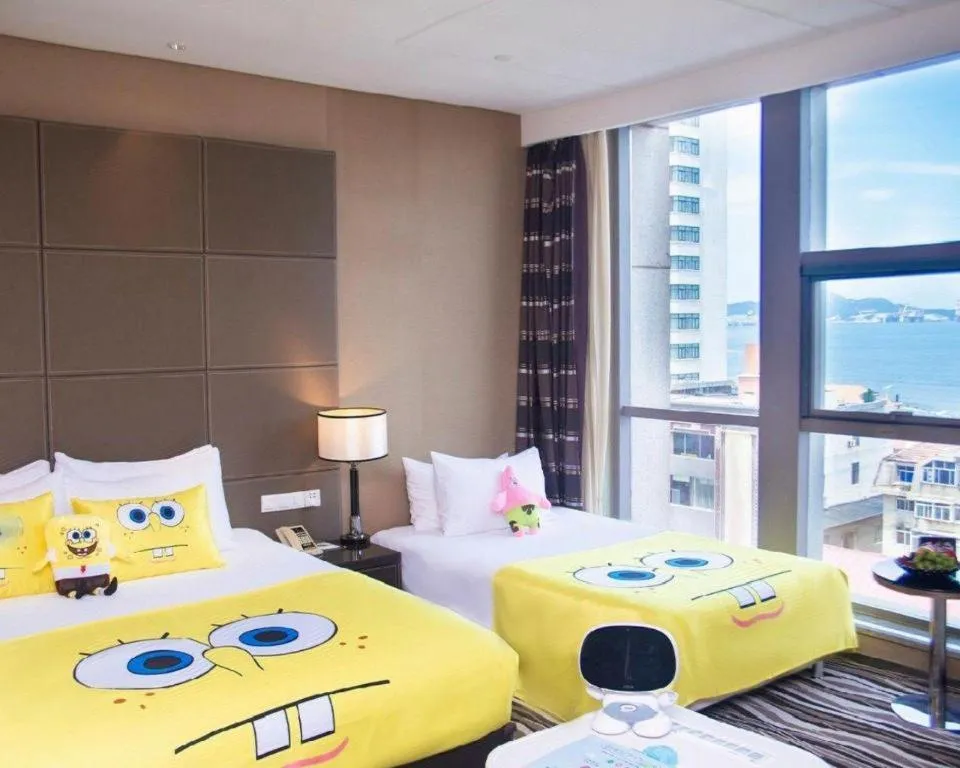 Bed in Brigh Radiance Hotel Yantai