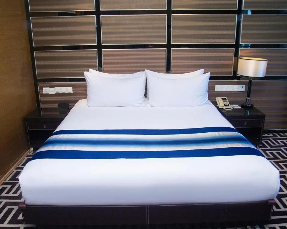 Bed in Brigh Radiance Hotel Yantai