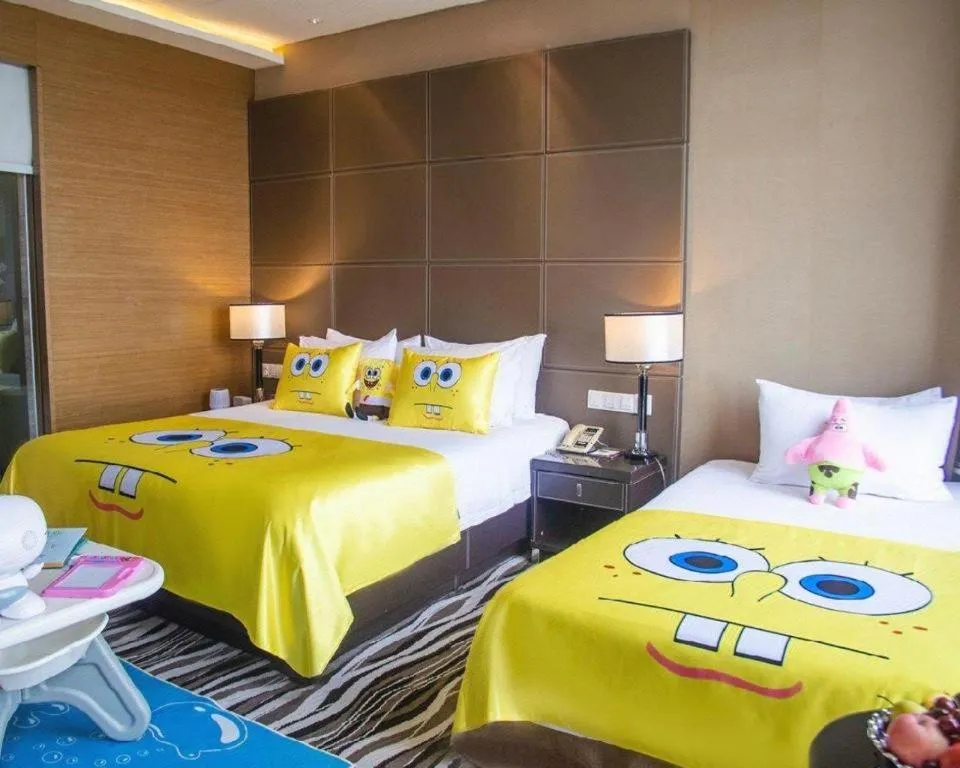 Bed in Brigh Radiance Hotel Yantai