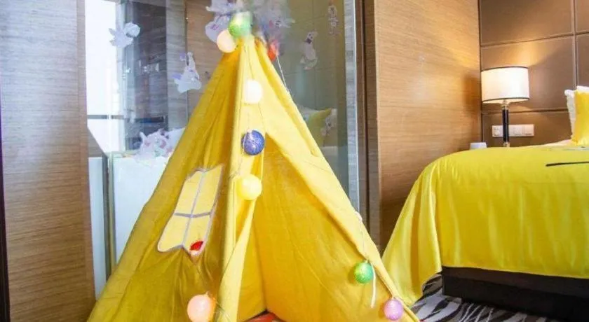 Bed in Brigh Radiance Hotel Yantai