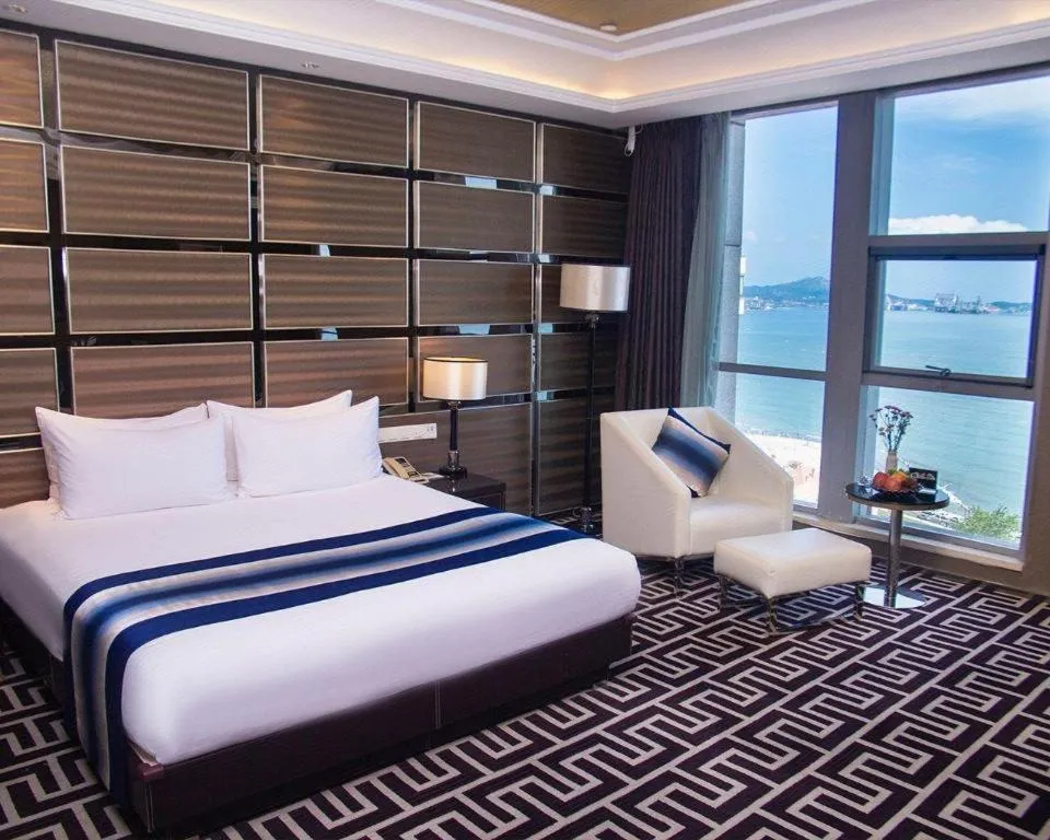 Bed in Brigh Radiance Hotel Yantai