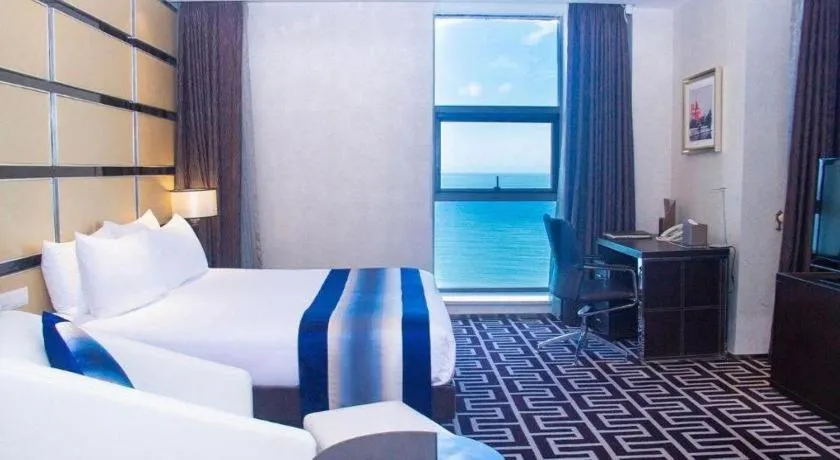 Bed in Brigh Radiance Hotel Yantai