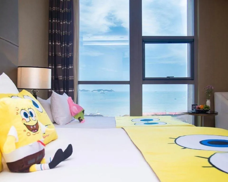 Bed in Brigh Radiance Hotel Yantai