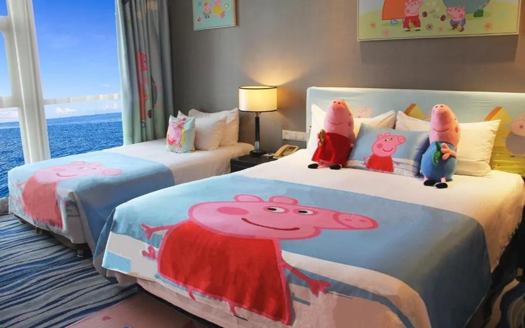 Bed in Brigh Radiance Hotel Yantai