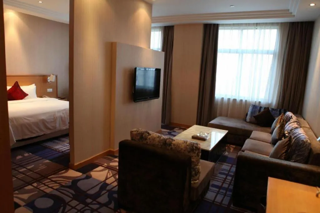 Bed in Zhangjiagang Jiangnan Garden Hotel