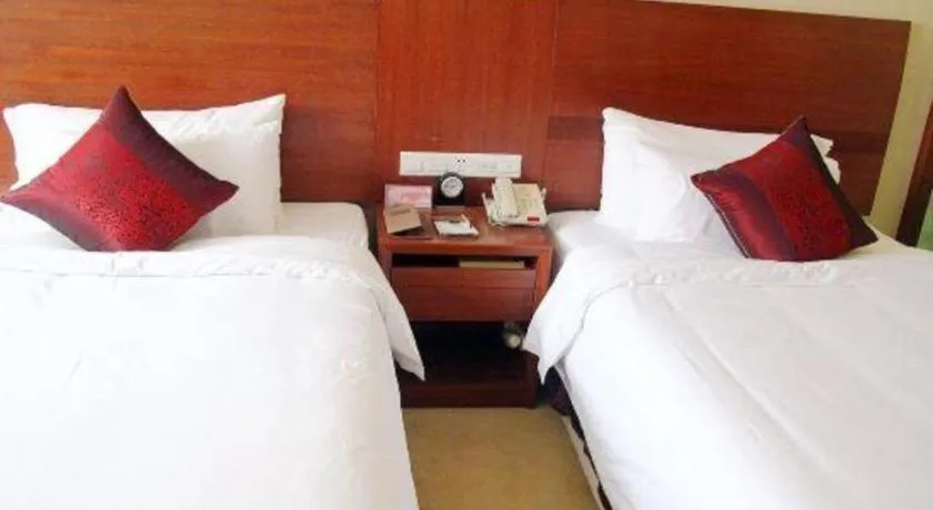 Bed in Zhangjiagang Jiangnan Garden Hotel