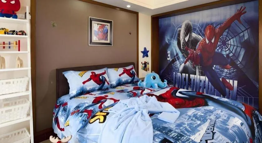 Bed in Island Skylight Resort