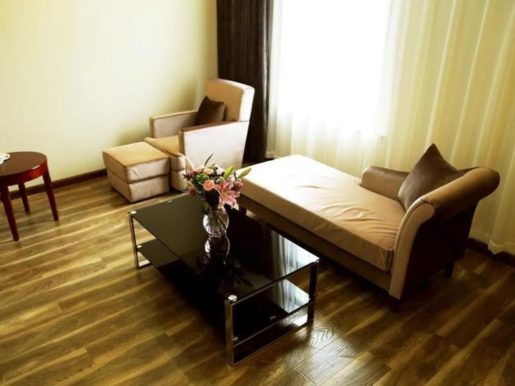 Bed in GreenTree Inn Jiangsu Changzhou Henglin Town Shuntong Road Express Hotel