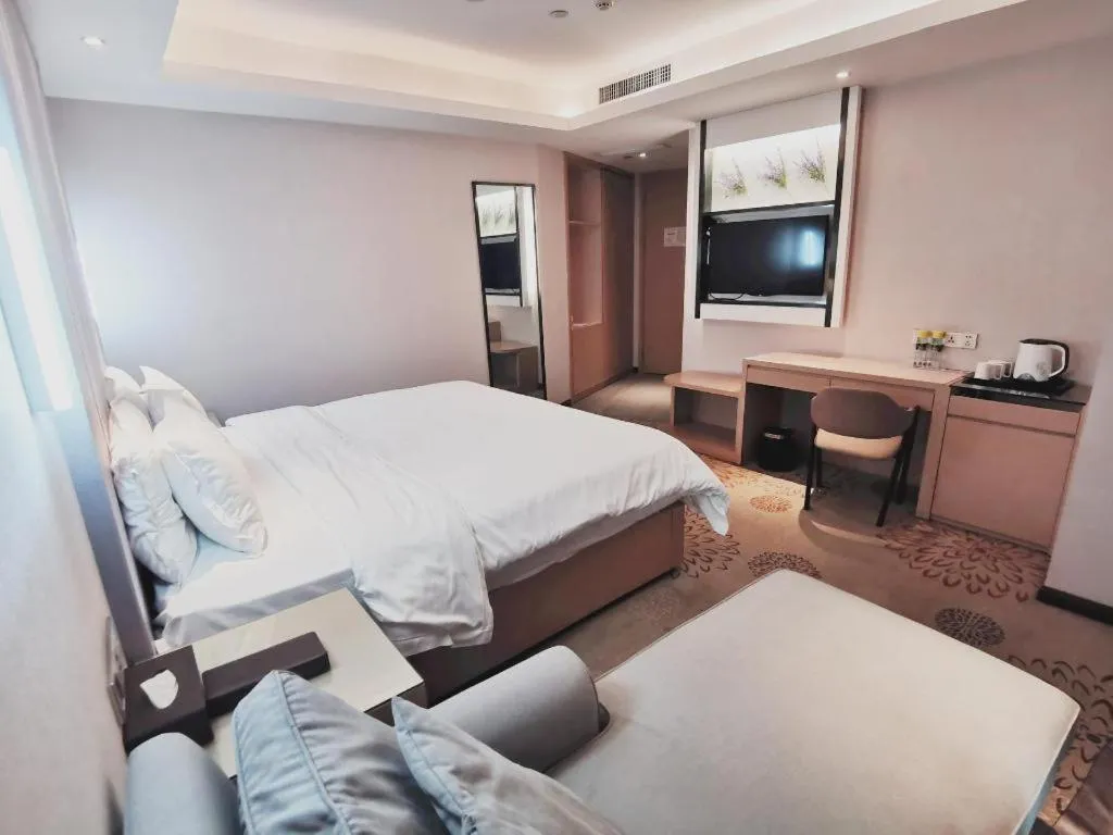 Bed in Lavande Hotel Wuhan Wangjiawan Subway Station Branch