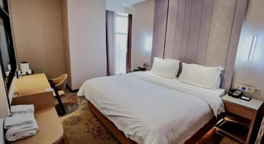 Bed in Lavande Hotel Wuhan Wangjiawan Subway Station Branch